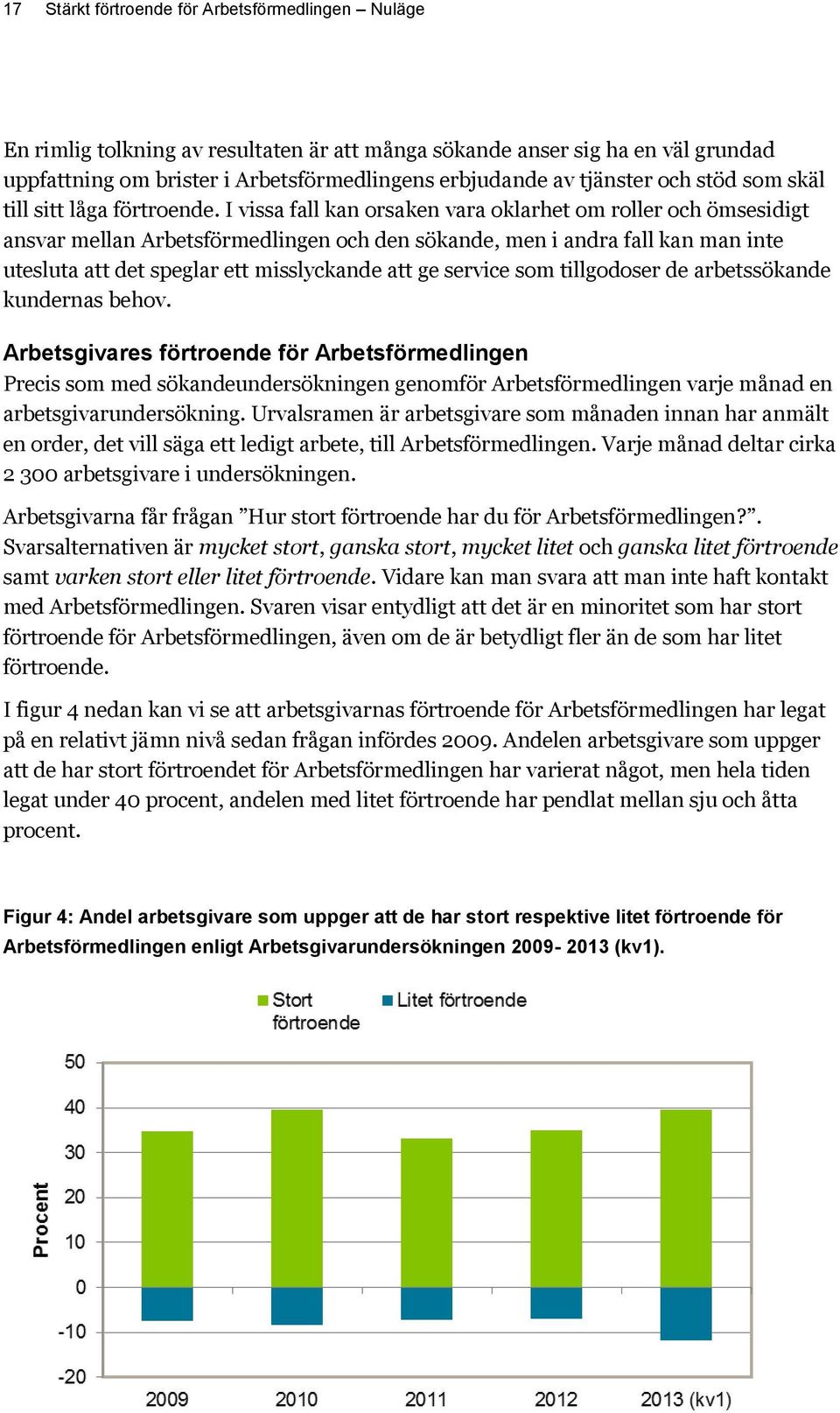 I vissa fall kan orsaken vara oklarhet om roller och ömsesidigt ansvar mellan Arbetsförmedlingen och den sökande, men i andra fall kan man inte utesluta att det speglar ett misslyckande att ge