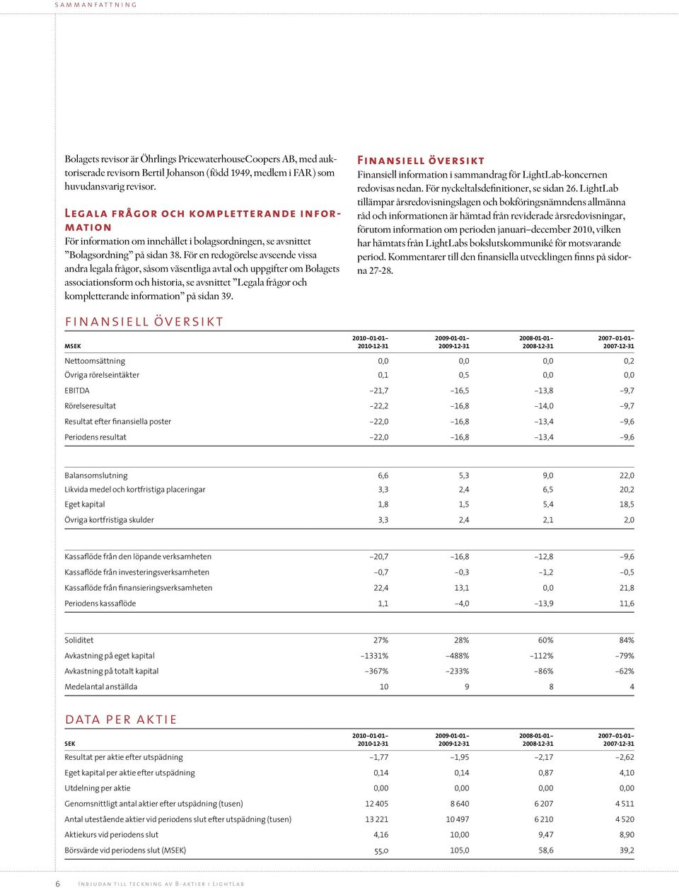 För en redogörelse avseende vissa andra legala frågor, såsom väsentliga avtal och uppgifter om Bolagets associationsform och historia, se avsnittet Legala frågor och kompletterande information på