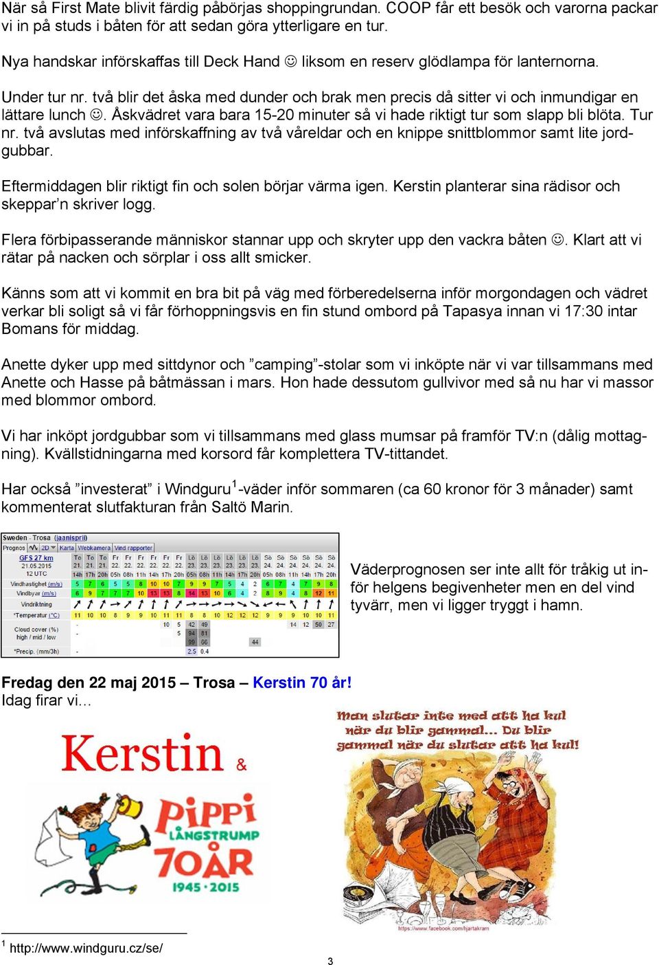 Åskvädret vara bara 15-20 minuter så vi hade riktigt tur som slapp bli blöta. Tur nr. två avslutas med införskaffning av två våreldar och en knippe snittblommor samt lite jordgubbar.