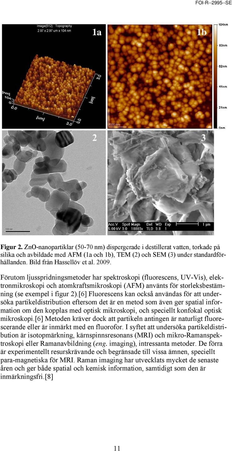 [6] Fluorescens kan också användas för att undersöka partikeldistribution eftersom det är en metod som även ger spatial information om den kopplas med optisk mikroskopi, och speciellt konfokal optisk