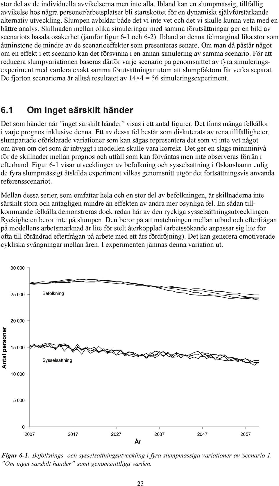 Slumpen avbildar både det vi inte vet och det vi skulle kunna veta med en bättre analys.