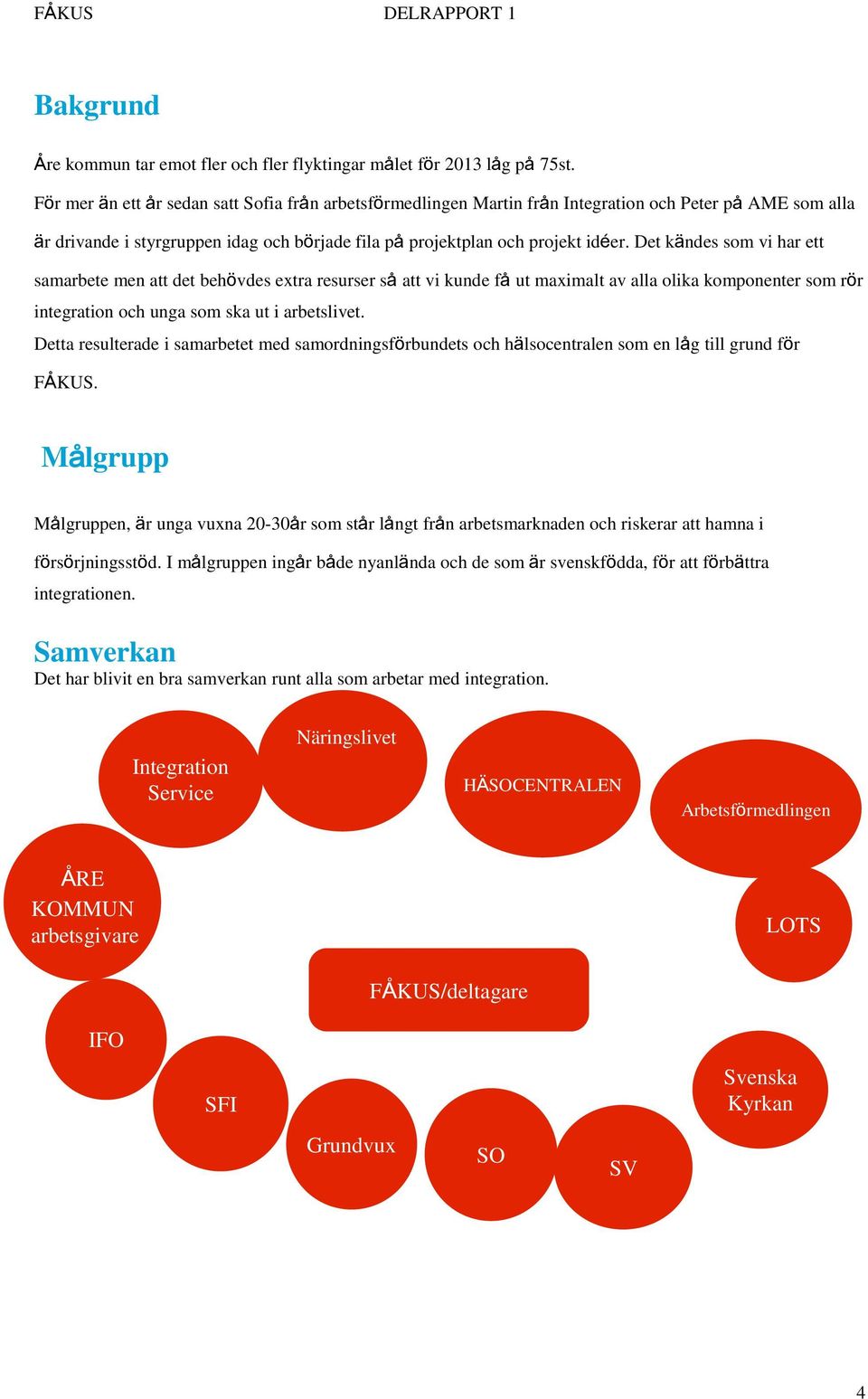 Det kändes som vi har ett samarbete men att det behövdes extra resurser så att vi kunde få ut maximalt av alla olika komponenter som rör integration och unga som ska ut i arbetslivet.