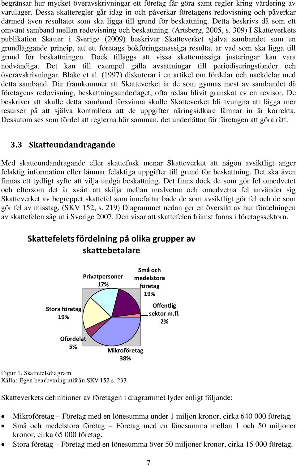 Detta beskrivs då som ett omvänt samband mellan redovisning och beskattning. (Artsberg, 2005, s.