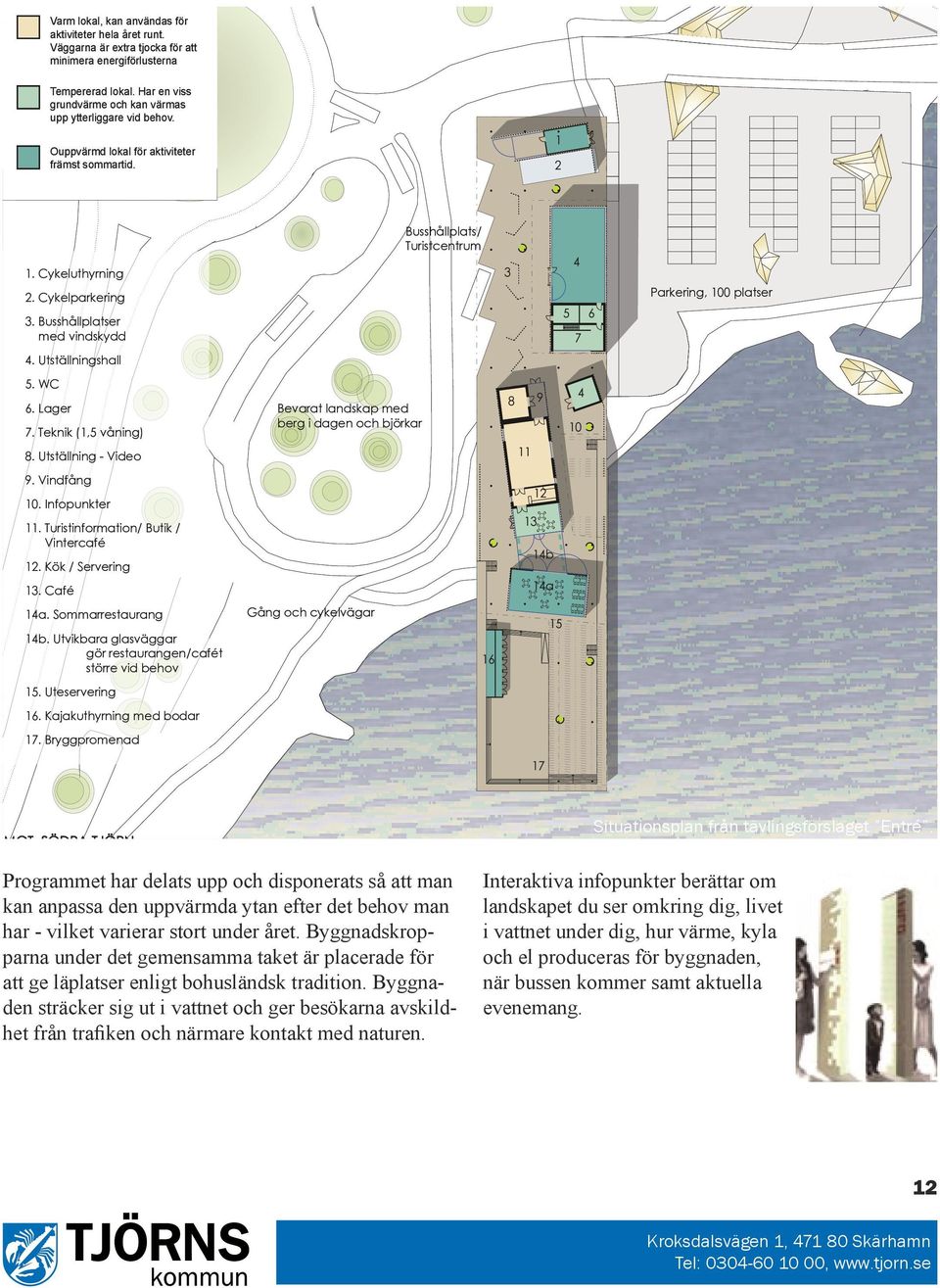 disponerats så att man kan anpassa denmyggenäs uppvärmda ytan CENTRUM efter det behov MOT man har - viket varierar stort under året.