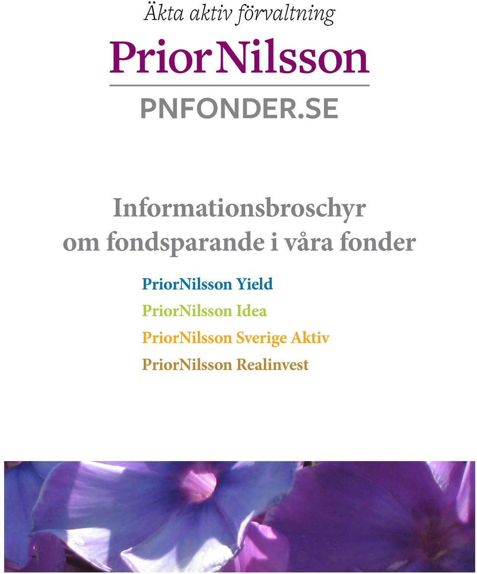 PriorNilsson Yield PriorNilsson