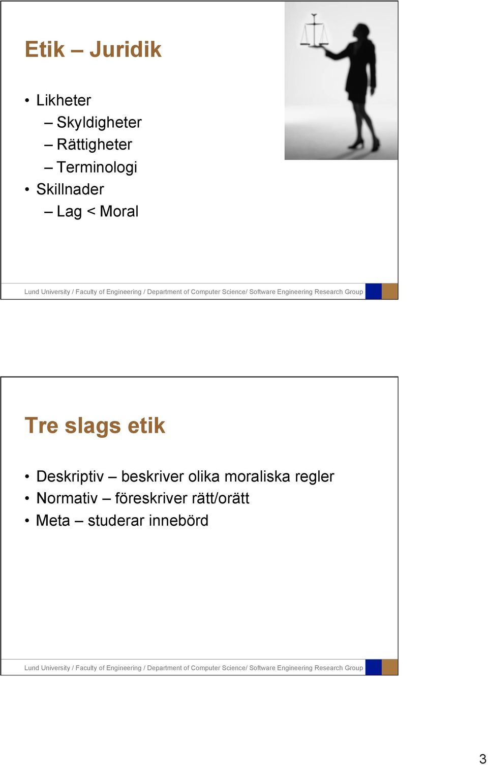 Deskriptiv beskriver olika moraliska regler