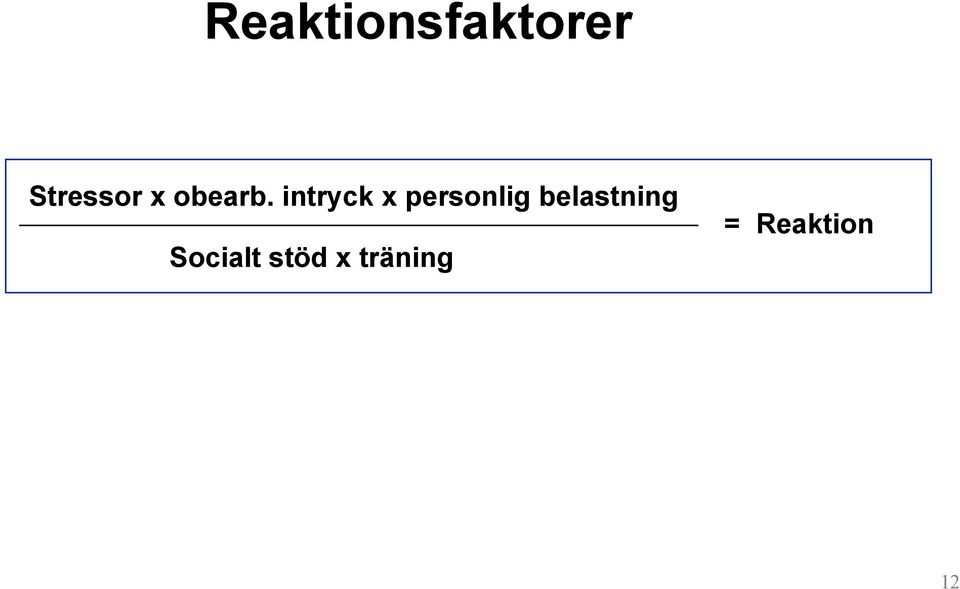 intryck x personlig