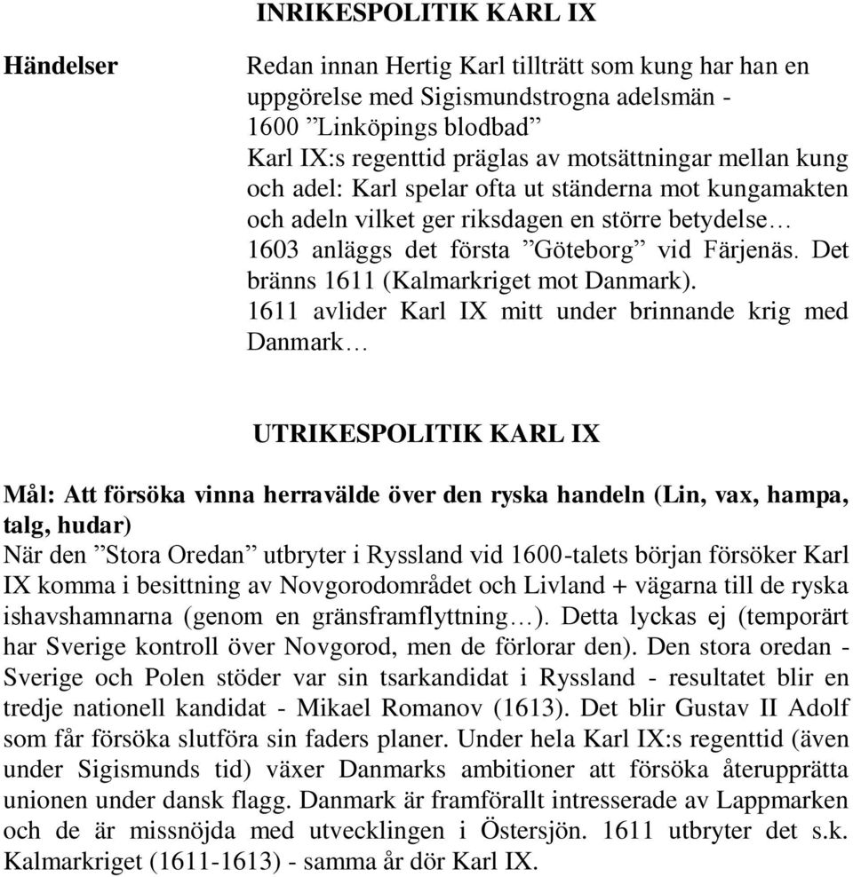 Det bränns 1611 (Kalmarkriget mot Danmark).
