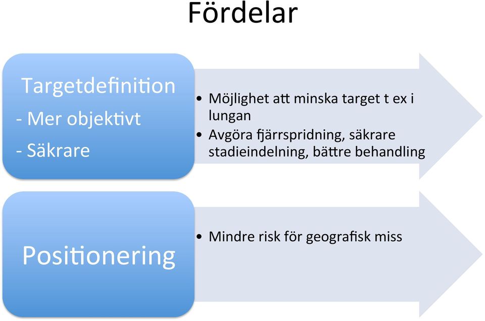 qärrspridning, säkrare stadieindelning, bäyre