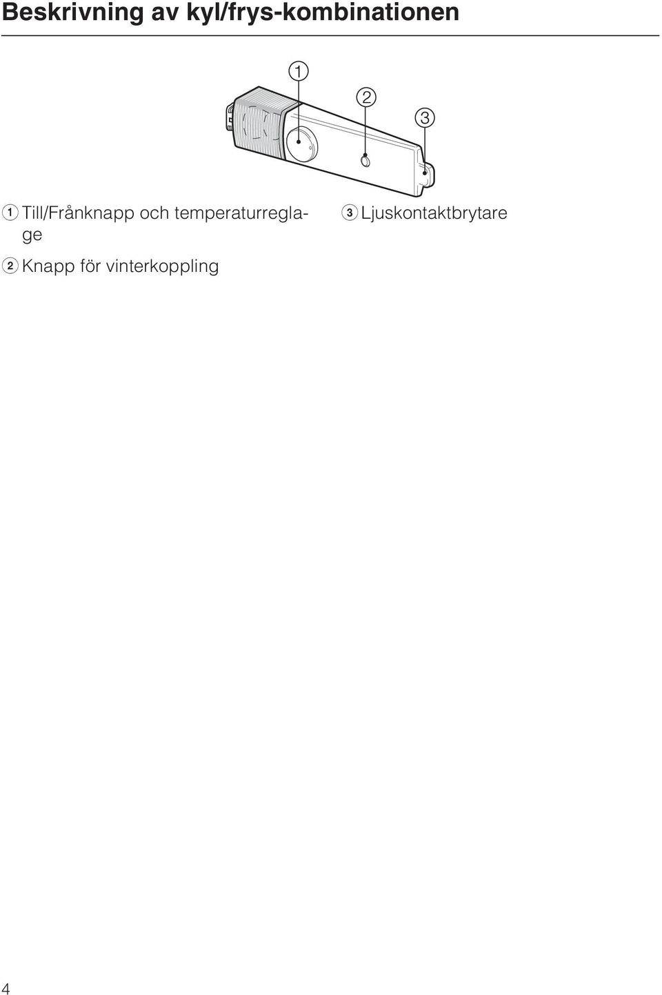 Till/Frånknapp och