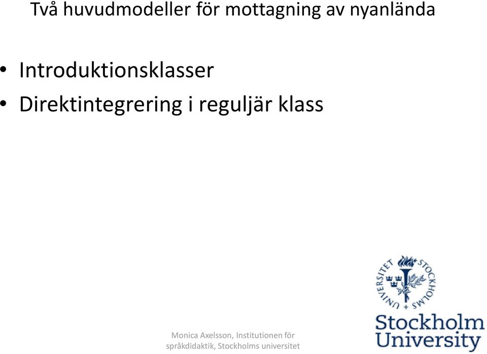 Introduktionsklasser