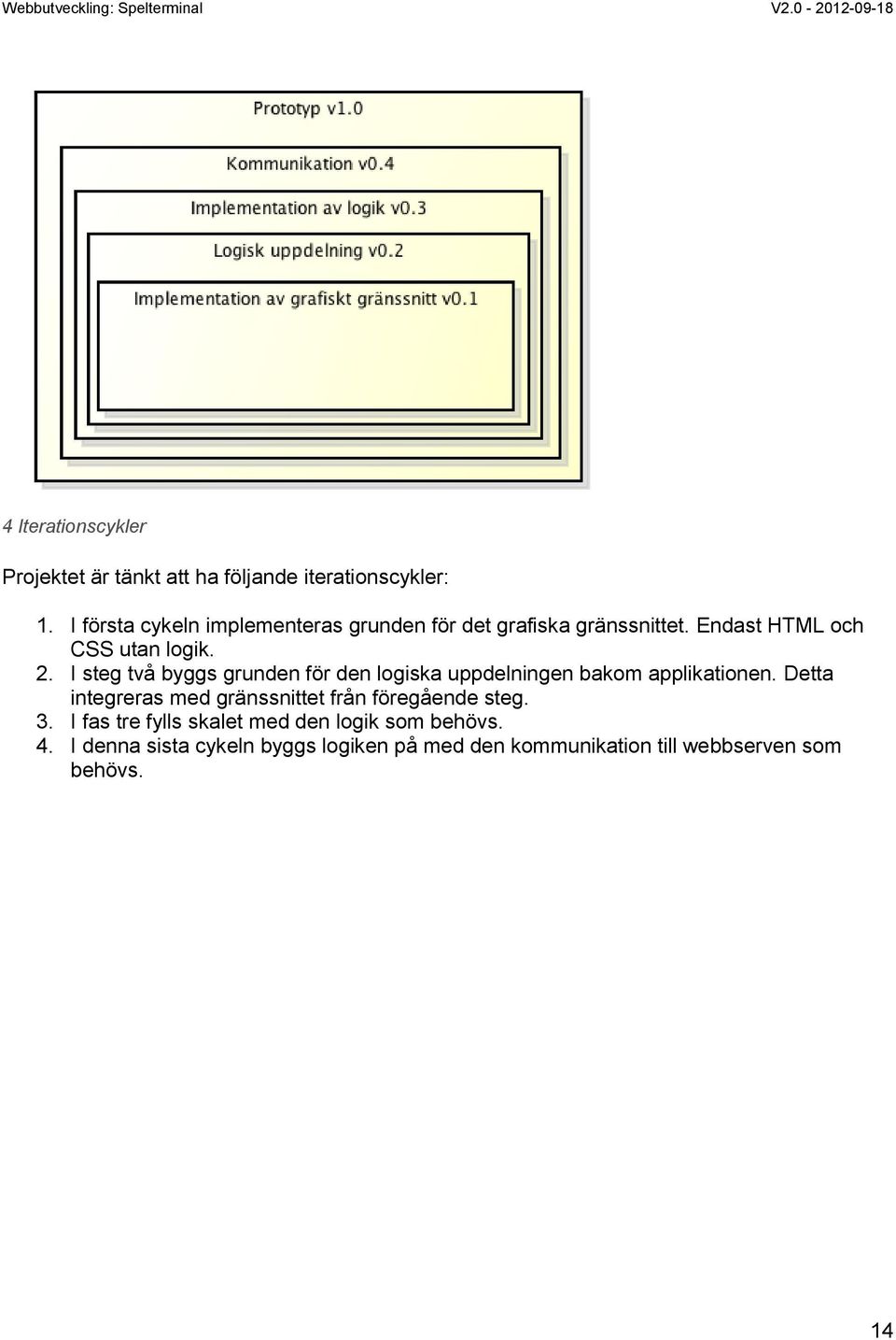 I steg två byggs grunden för den logiska uppdelningen bakom applikationen.