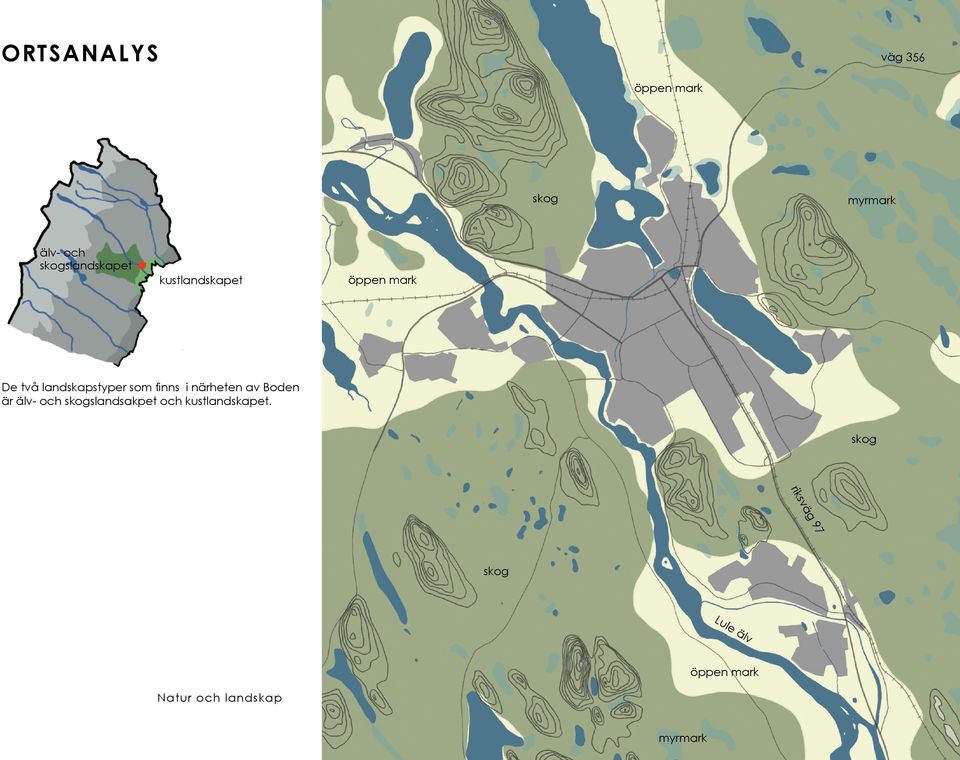 som fi nns i närheten av Boden är älv- och skogslandsakpet och