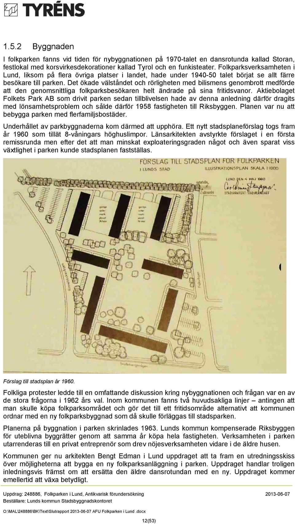 Det ökade välståndet och rörligheten med bilismens genombrott medförde att den genomsnittliga folkparksbesökaren helt ändrade på sina fritidsvanor.