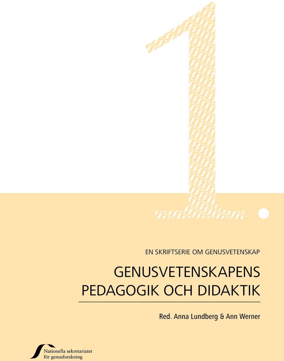 Genusvetenskap Genusvetenskapens