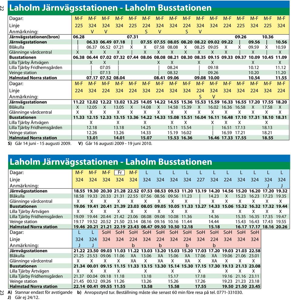 58 08.08 X 08.25 09.05 X X 09.59 X 10.59 Glänninge vårdcentral X X X X X X X X X X X X X Busstationen 06.38 06.44 07.02 07.32 07.44 08.06 08.08 08.21 08.30 08.35 09.15 09.33 09.37 10.09 10.45 11.