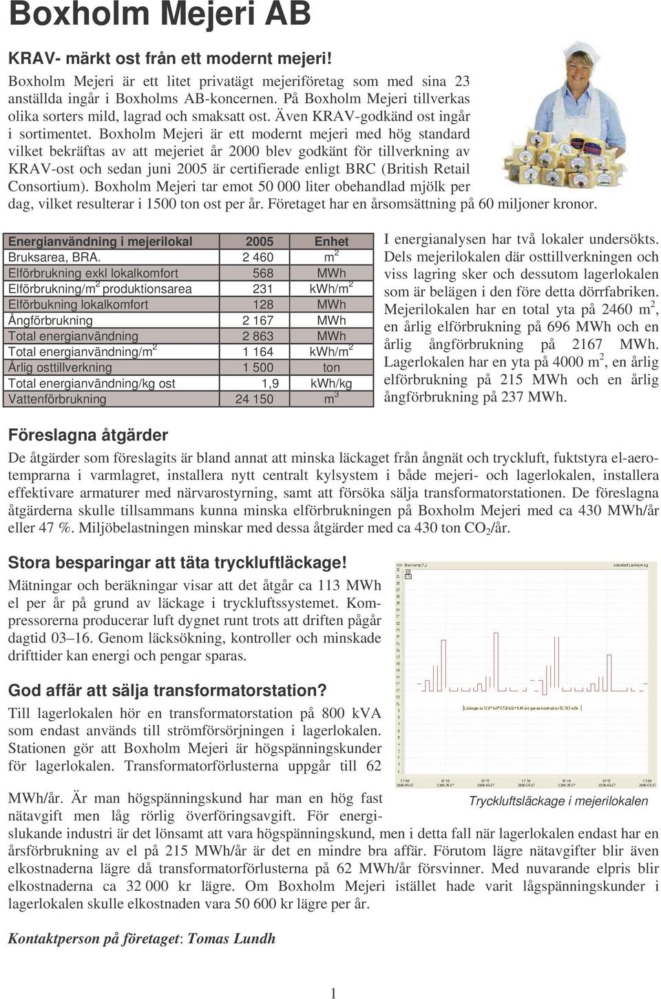 Boxholm Mejeri är ett modernt mejeri med hög standard vilket bekräftas av att mejeriet år 2000 blev godkänt för tillverkning av KRAV-ost och sedan juni 2005 är certifierade enligt BRC (British Retail