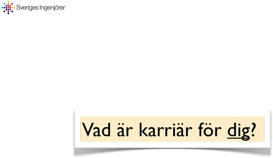 för dig?