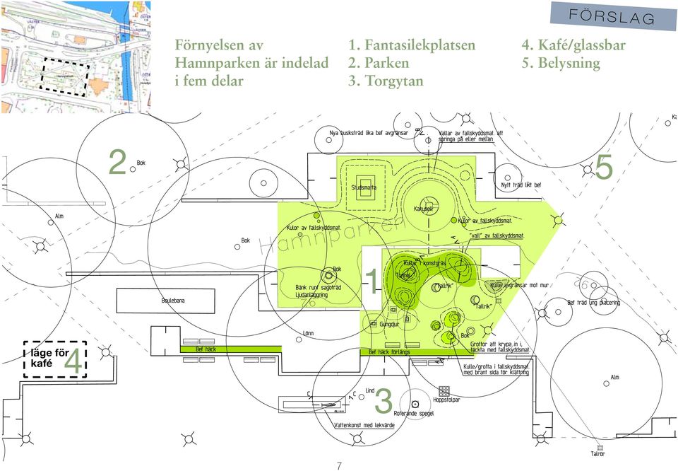 Fantasilekplatsen 2. Parken 3.