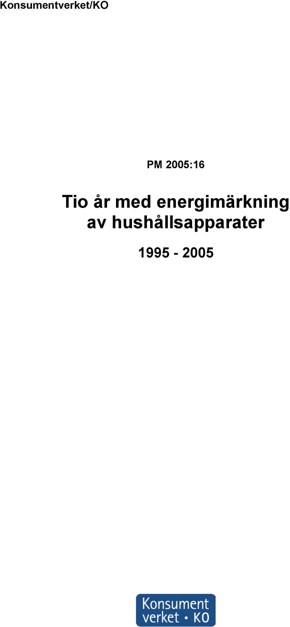 energimärkning av