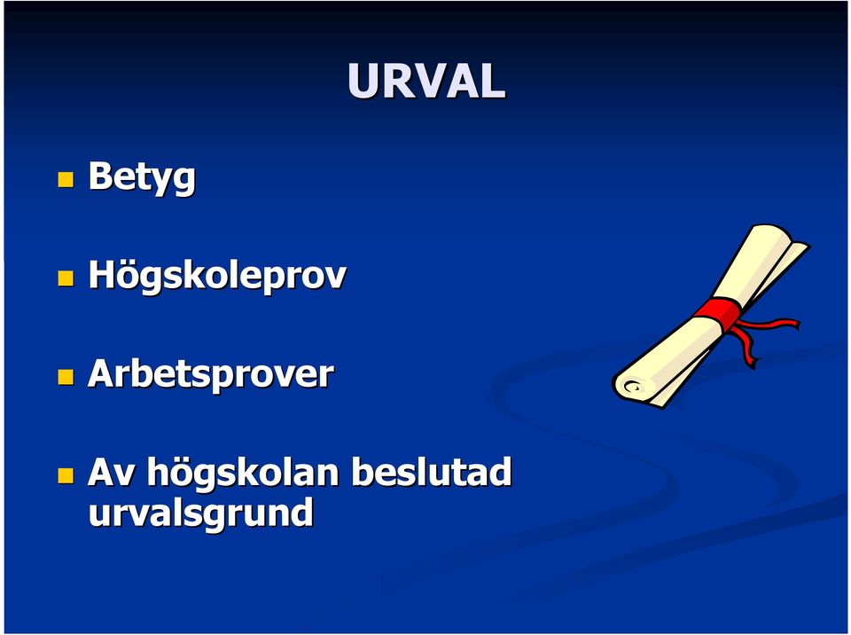 Arbetsprover Av