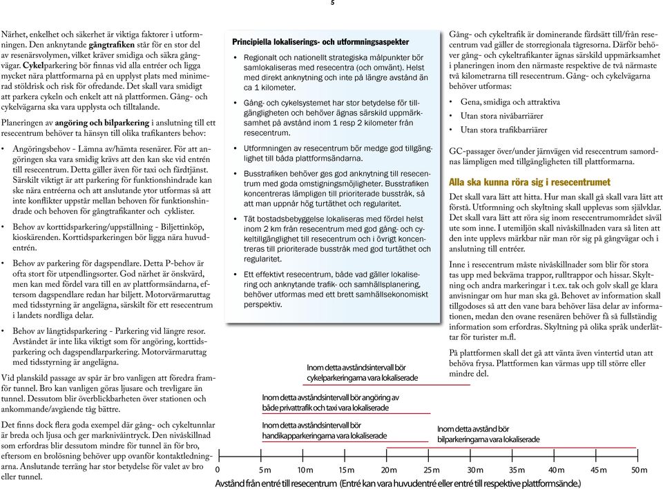 Det skall vara smidigt att parkera cykeln och enkelt att nå plattformen. - och cykelvägarna ska vara upplysta och tilltalande.