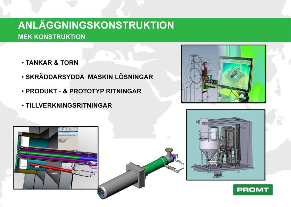 SKRÄDDARSYDDA MASKIN LÖSNINGAR