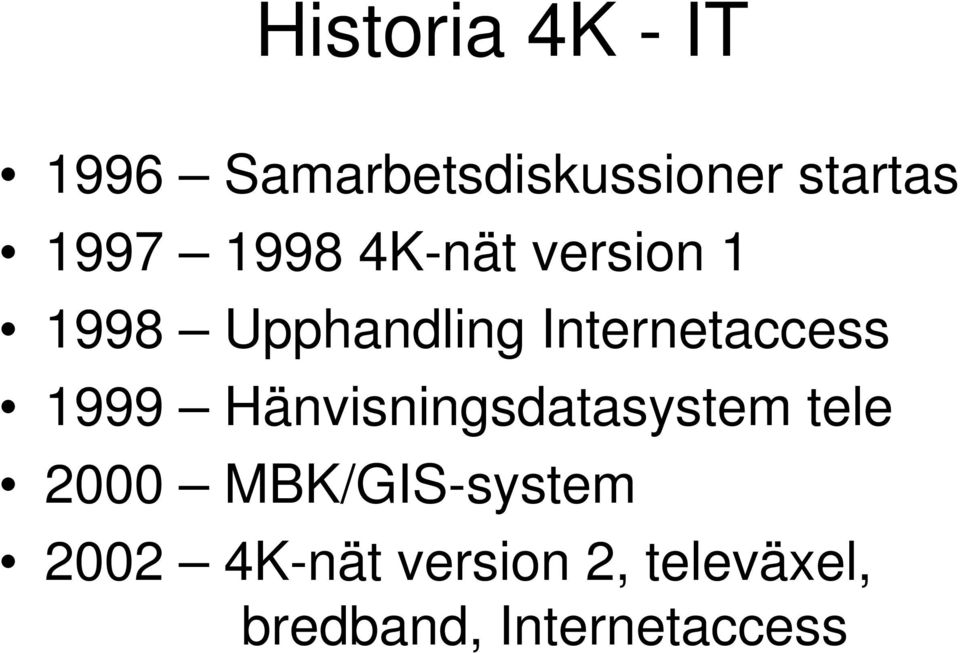 Internetaccess 1999 Hänvisningsdatasystem tele 2000