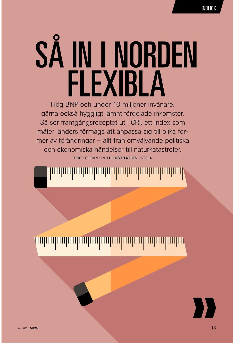 Så ser framgångsreceptet ut i CRI, ett index som mäter länders förmåga att anpassa sig