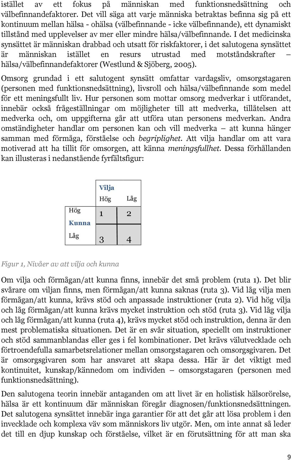 hälsa/välbefinnande.