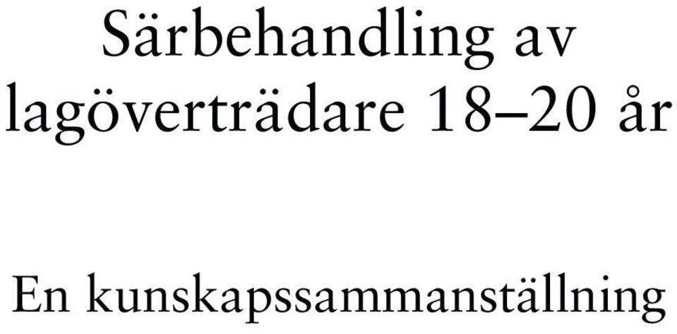 18 20 år En