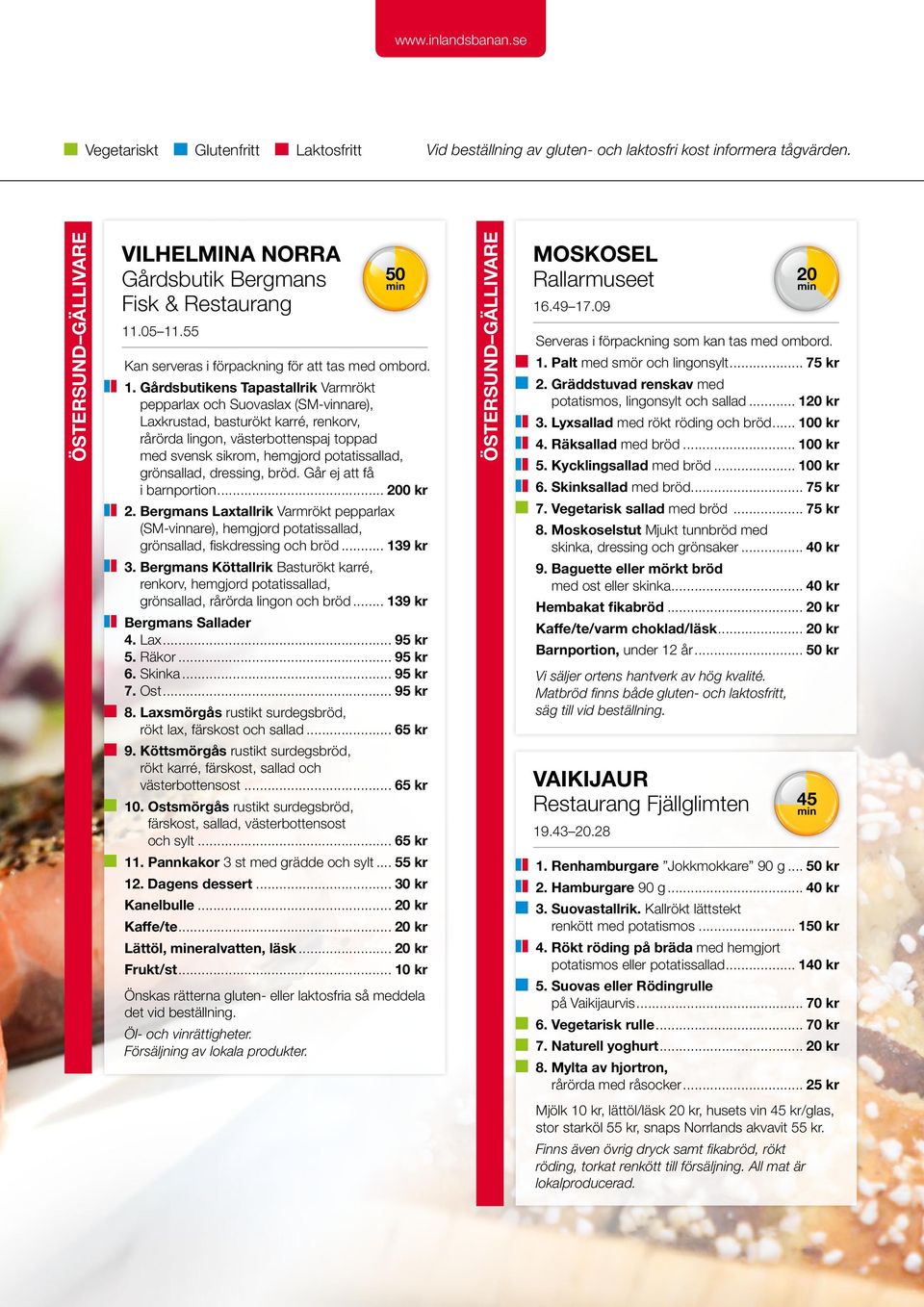 Gårdsbutikens Tapastallrik Varmrökt pepparlax och Suovaslax (SM-vinnare), Laxkrustad, basturökt karré, renkorv, rårörda lingon, västerbottenspaj toppad med svensk sikrom, hemgjord potatissallad,