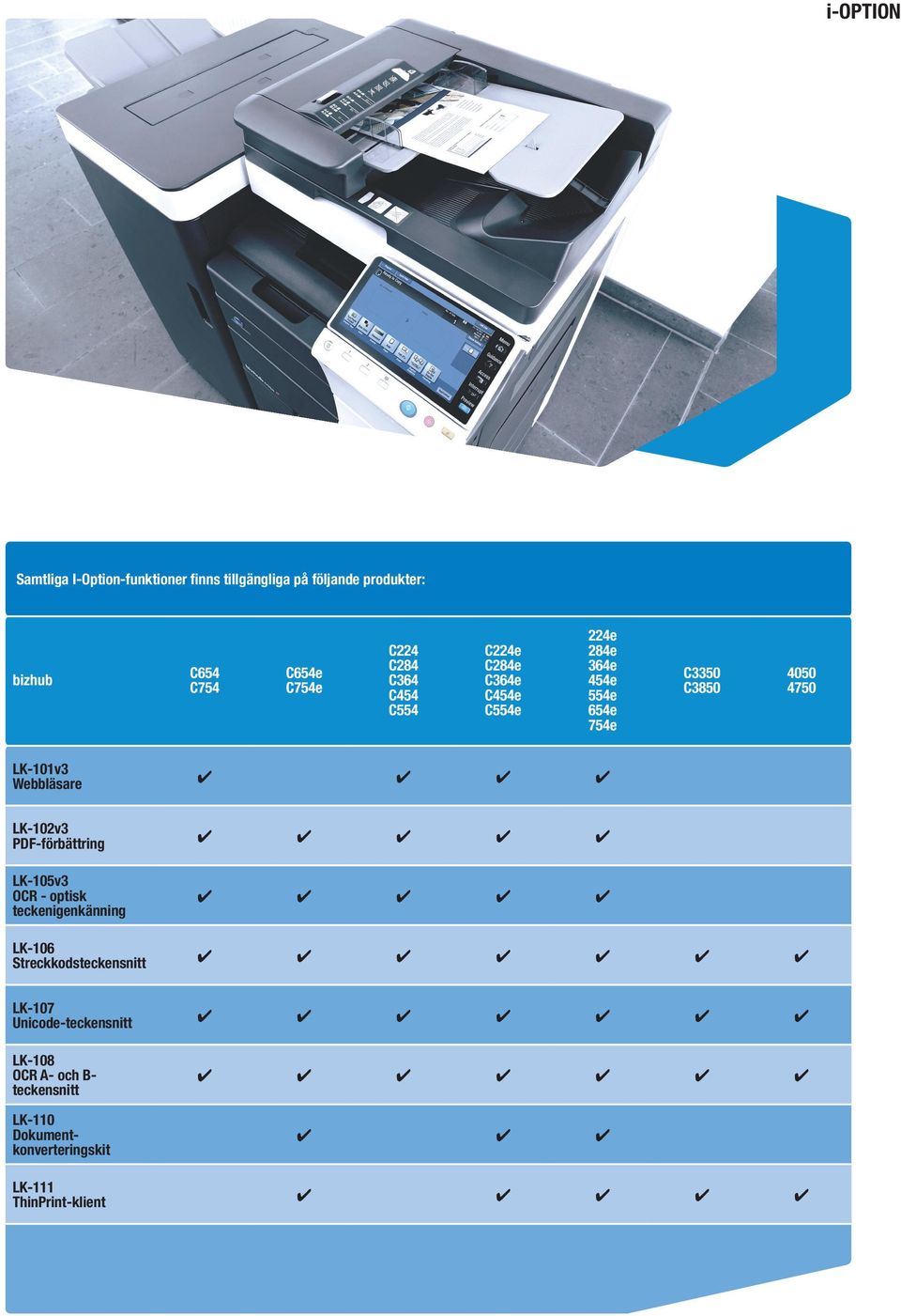 PDF-förbättring 4 4 4 4 4 LK-105v3 OCR - optisk teckenigenkänning 4 4 4 4 4 LK-106 Streckkodsteckensnitt 4 4 4 4 4 4 4 LK-107