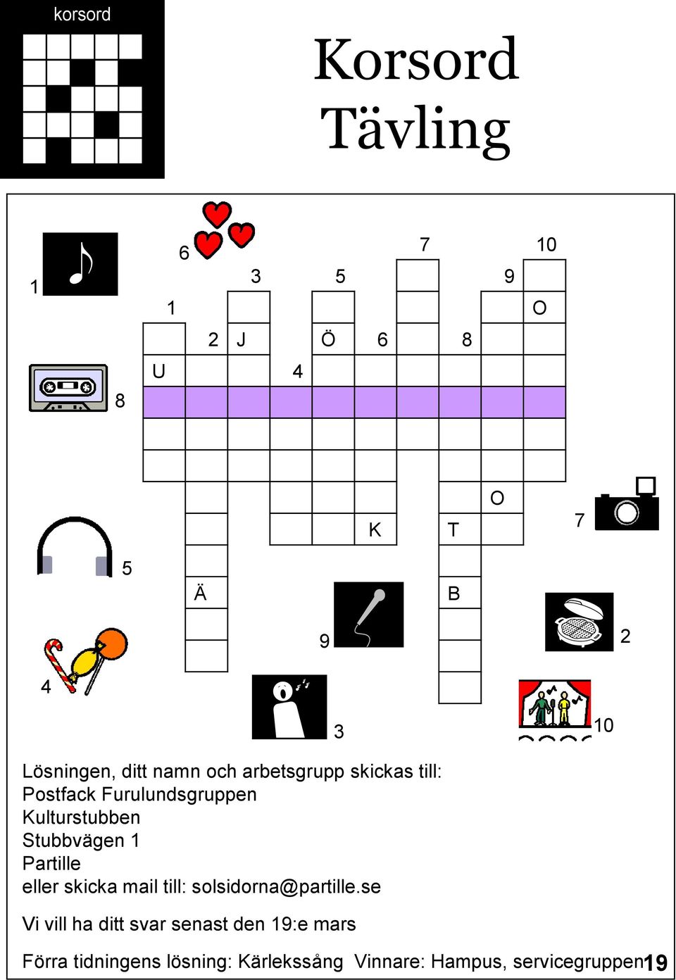 Furulundsgruppen Kulturstubben Stubbvägen 1 Partille eller skicka mail till: solsidorna@partille.