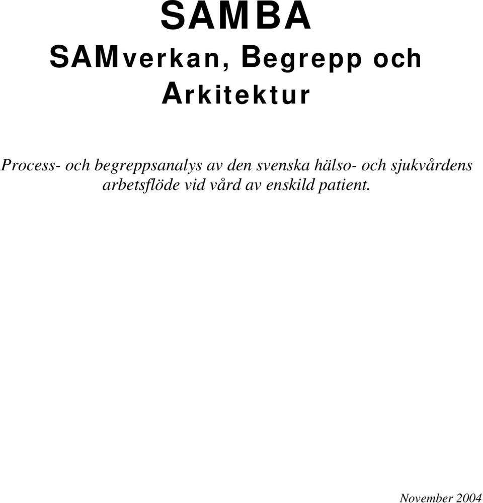 svenska hälso- och sjukvårdens