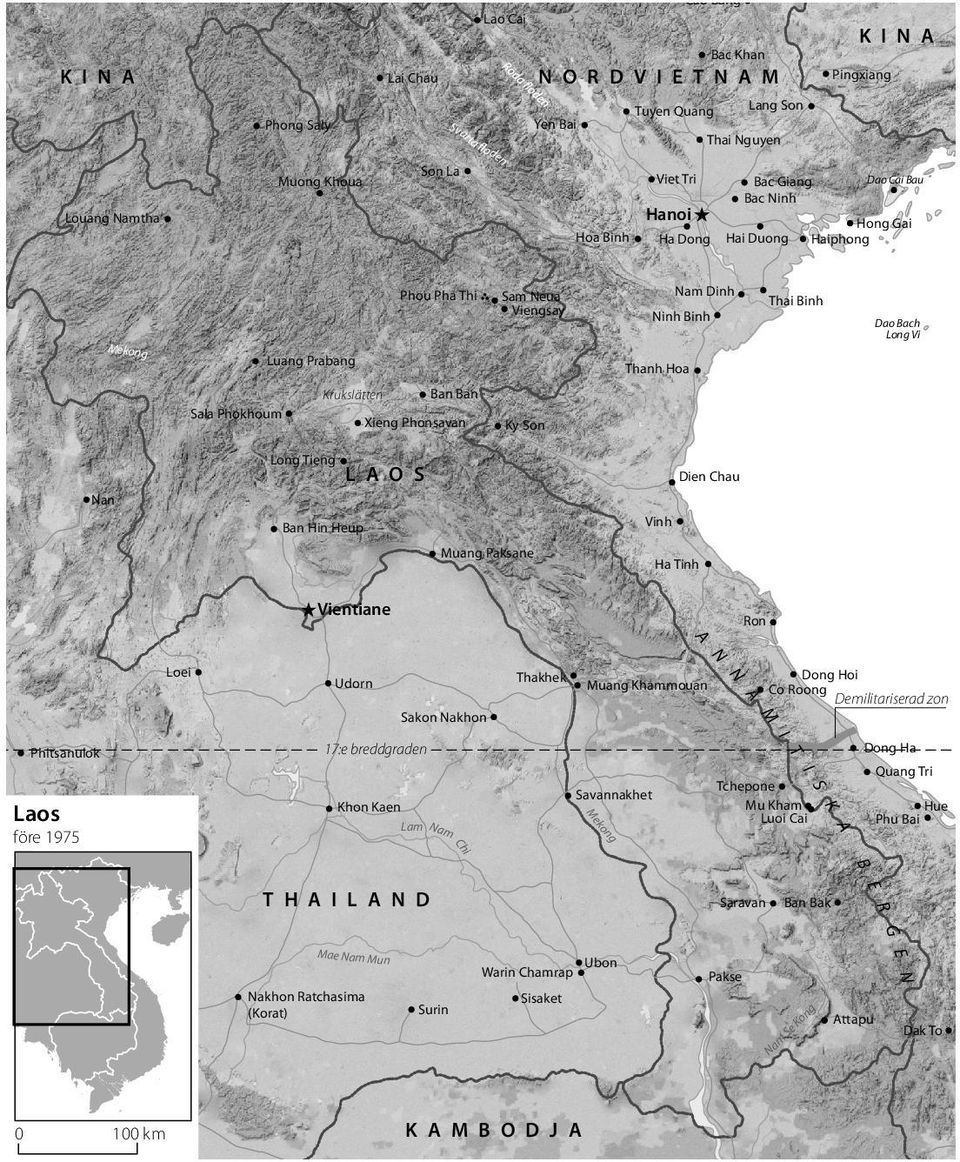 Ninh Hanoi Louang Namtha Phou Pha Thi Pingxiang Ky Son L A O S Dien Chau Nan Vinh Ban Hin Heup Muang Paksane Ha Tinh Vientiane Ron A N Thakhek Udorn Muang Khammouan N Loei A Dong Hoi Co Roong