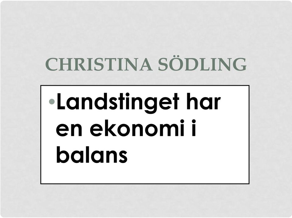 Landstinget