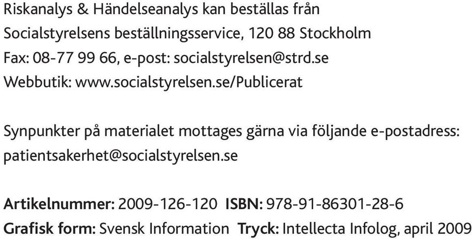 strd.se Webbutik: www.socialstyrelsen.