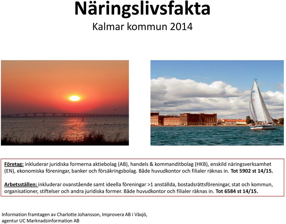 Arbetsställen: inkluderar ovanstående samt ideella föreningar >1 anställda, bostadsrättsföreningar, stat och kommun, organisationer, stiftelser och