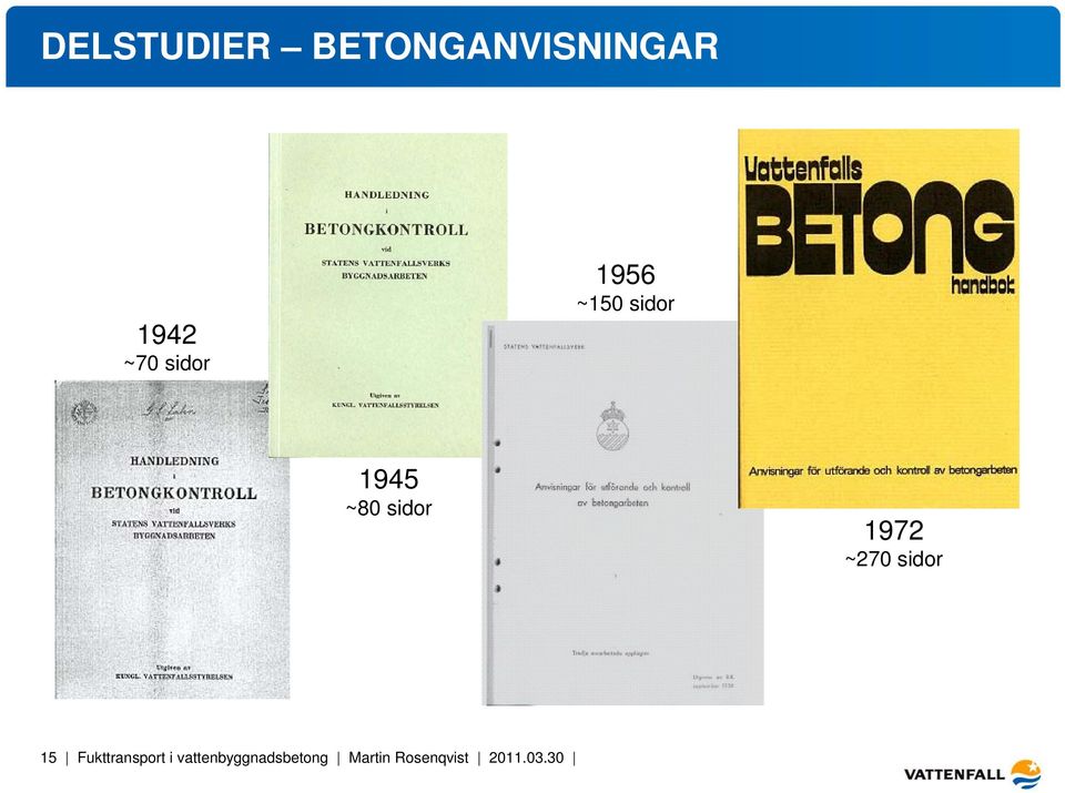 1972 ~270 sidor 15 Fukttransport i