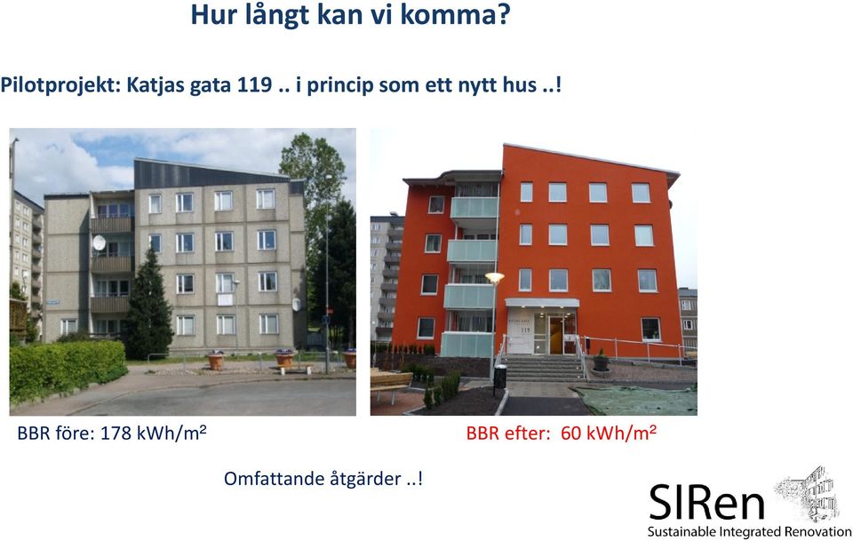 . i princip som ett nytt hus.