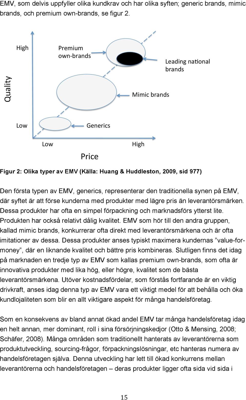 "#$% Figur 2: Olika typer av EMV (Källa: Huang & Huddleston, 2009, sid 977) Den första typen av EMV, generics, representerar den traditionella synen på EMV, där syftet är att förse kunderna med