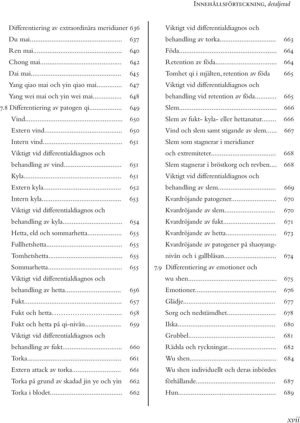 .. 651 Extern kyla... 652 Intern kyla... 653 Viktigt vid differentialdiagnos och behandling av kyla... 654 Hetta, eld och sommarhetta... 655 Fullhetshetta... 655 Tomhetshetta... 655 Sommarhetta.
