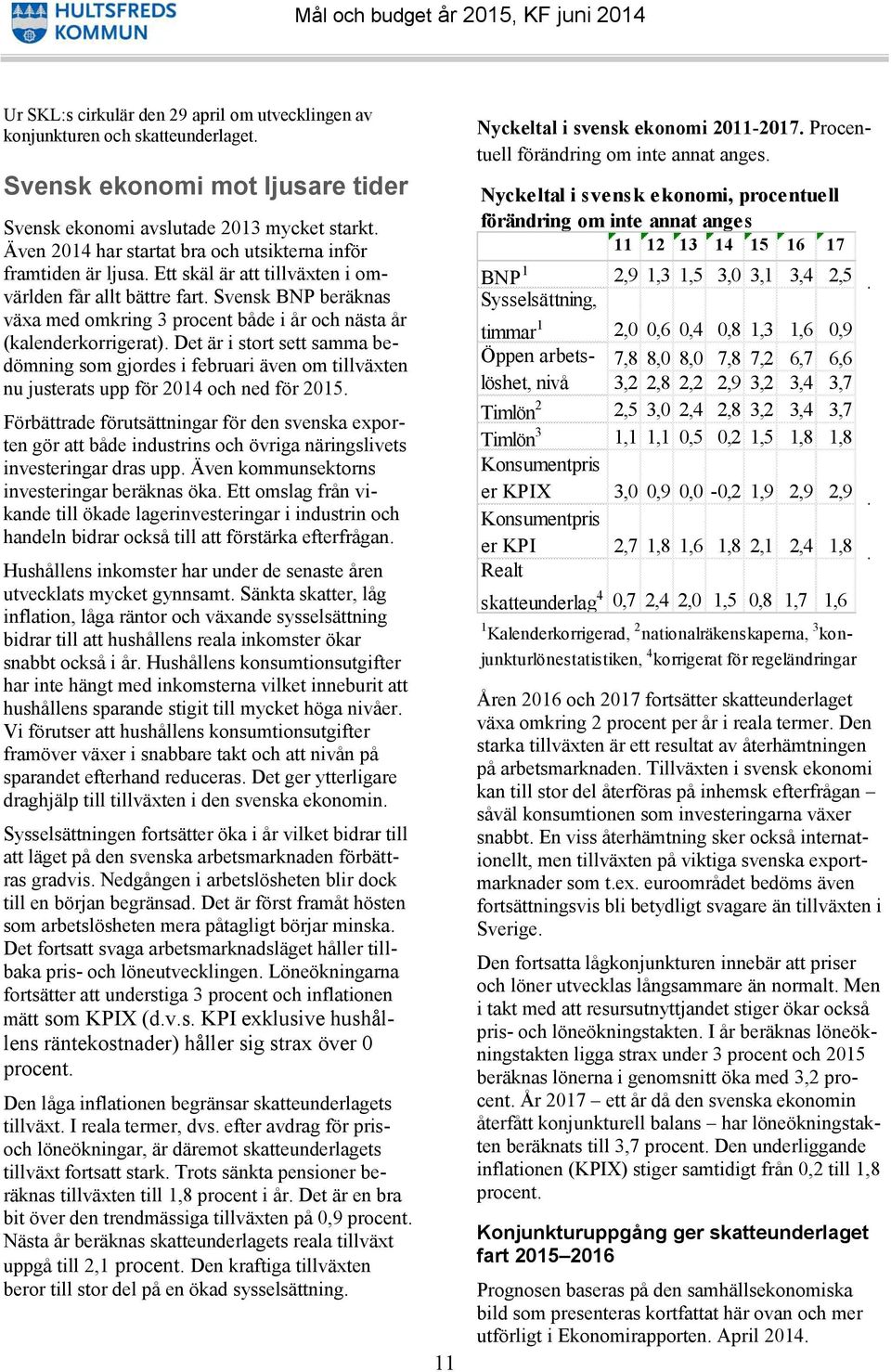 Svensk BNP beräknas växa med omkring 3 procent både i år och nästa år (kalenderkorrigerat).