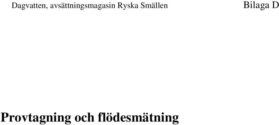 Ryska Smällen Bilaga