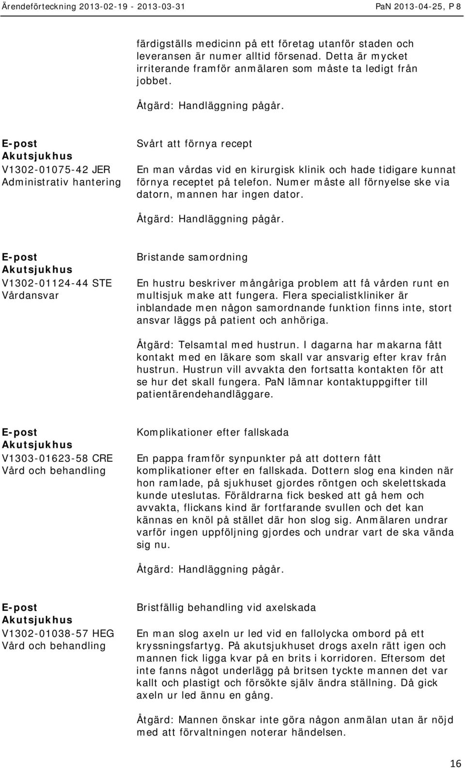 Numer måste all förnyelse ske via datorn, mannen har ingen dator.