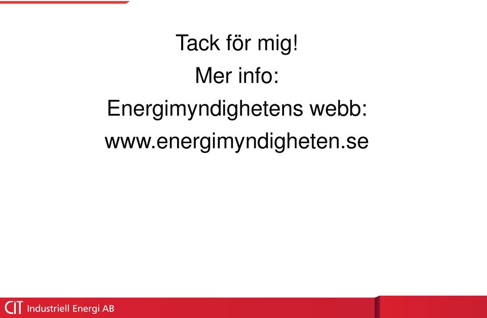 Energimyndighetens