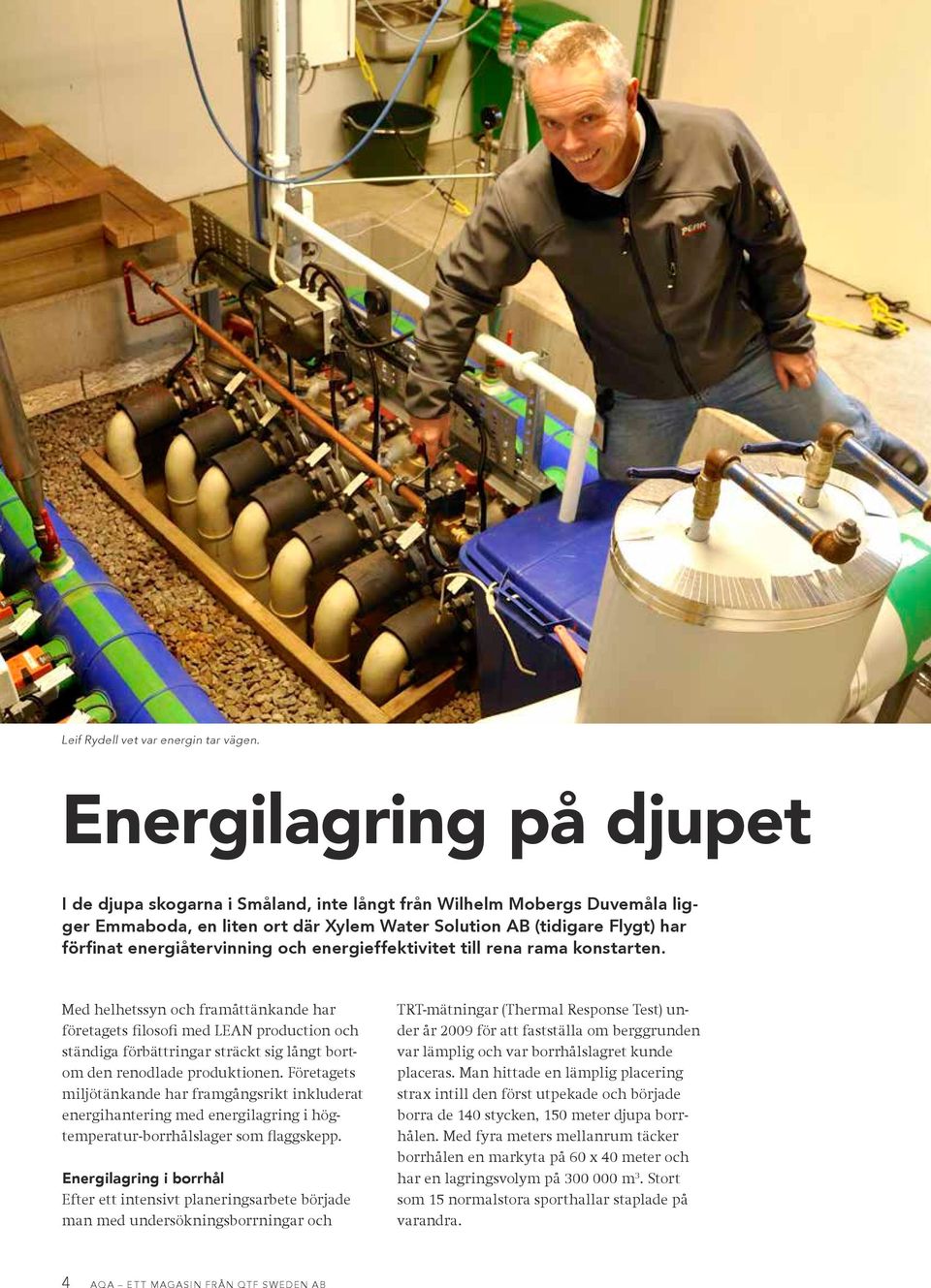 energiåtervinning och energieffektivitet till rena rama konstarten.