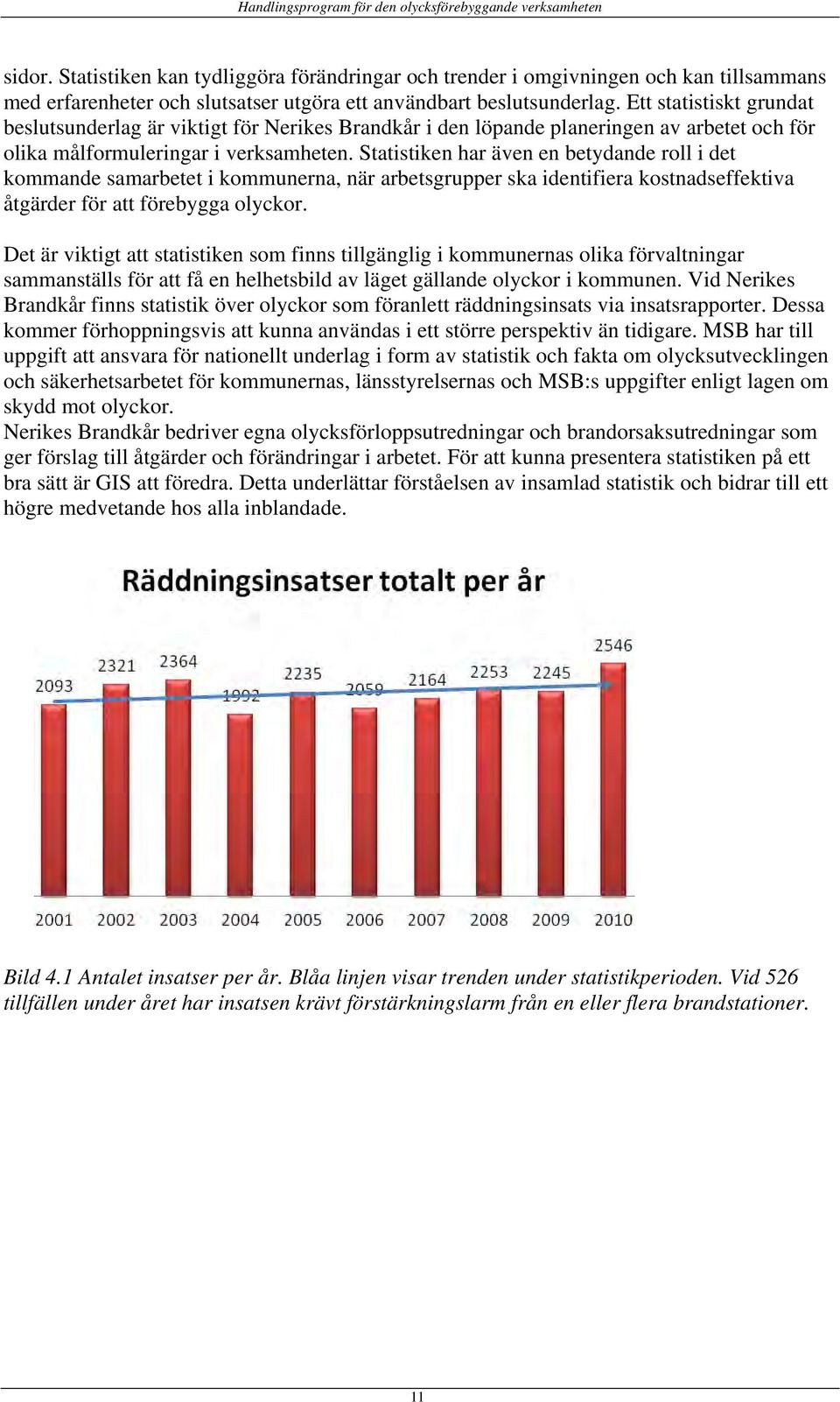 Statistiken har även en betydande roll i det kommande samarbetet i kommunerna, när arbetsgrupper ska identifiera kostnadseffektiva åtgärder för att förebygga olyckor.