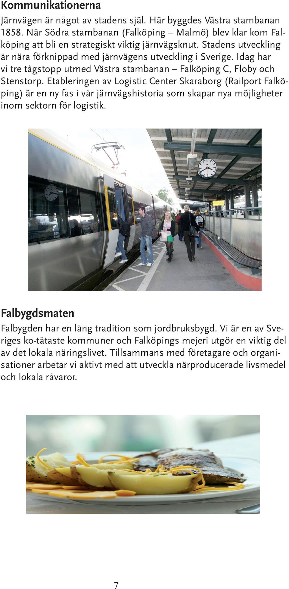 Etableringen av Logistic Center Skaraborg (Railport Falköping) är en ny fas i vår järnvägshistoria som skapar nya möjligheter inom sektorn för logistik.